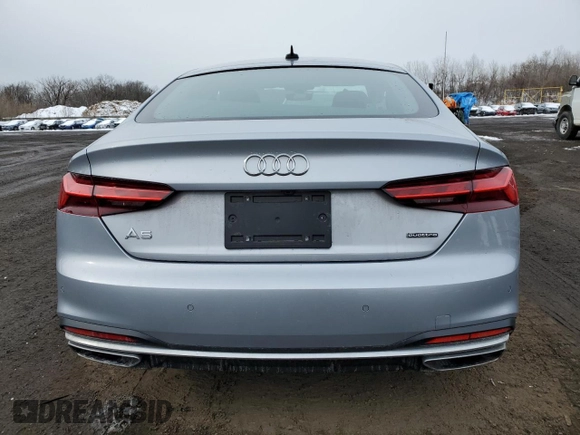 2023 Audi A5 Sportback Premium z VIN WAUABCF52PA027060, wystawiony jako Copart lot #42776085 z przebiegiem 18 968 mil mil oraz Szkoda całkowita • Salvage title. Historia ofert i sprzedaży dostępna na DreamBid. Obrazek 6.