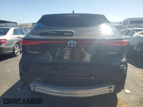 2022 Toyota Venza LE z VIN JTEAAAAHXNJ092890, wystawiony jako Copart lot #55476525 z przebiegiem 28 515 mil mil oraz Szkoda całkowita • Salvage title. Historia ofert i sprzedaży dostępna na DreamBid. Obrazek 6.
