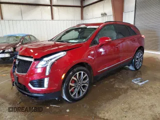 2023 Cadillac XT5 AWD Sport with VIN 1GYKNGRS1PZ186977, listed as a Copart auction lot 54771775 with 41,091 mi miles and Salvage title. Bid and sale history available at DreamBid. Image 1.
