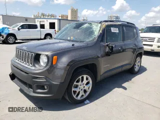 2018 Jeep Renegade Latitude z VIN ZACCJABB5JPG92931, wystawiony jako Copart lot #54255025 z przebiegiem 111 585 mil mil oraz Szkoda całkowita • Salvage title. Historia ofert i sprzedaży dostępna na DreamBid. Obrazek 1.