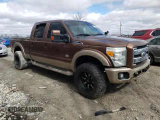 2011 Ford F-250 XL with VIN 1FT7W2BT0BEA11389, listed as a Copart auction lot 47743425 with 324,970 mi miles and Clean title. Bid and sale history available at DreamBid. Image 4.