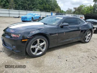 2014 Chevrolet Camaro LT z VIN 2G1FC1E38E9181073, wystawiony jako Copart lot #64221745 z przebiegiem 107 906 mil mil oraz Szkoda całkowita • Salvage title. Historia ofert i sprzedaży dostępna na DreamBid. Obrazek 1.