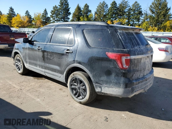 2017 Ford Explorer with VIN 1FM5K8B86HGD87332, listed as a Copart auction lot 77279364 with 107,107 mi miles and Salvage Title. Bid and sale history available at DreamBid. Image 2.