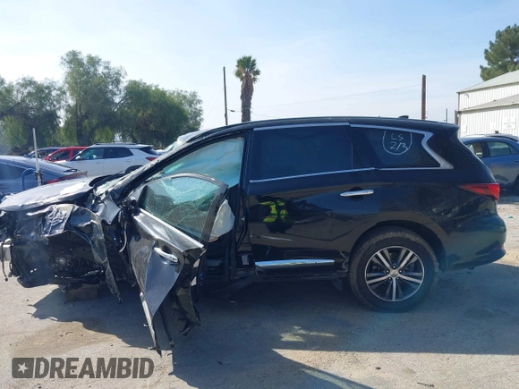 2020 Infiniti QX60 Luxe with VIN 5N1DL0MN2LC519810, listed as a IAAI auction lot 41593542 with Not provided miles and . Bid and sale history available at DreamBid. Image 13.