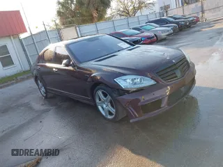 2007 Mercedes-Benz S 5.5L V8 with VIN WDDNG71X17A079601, listed as a IAAI auction lot 41631588 with Not Provided miles. Bid and sale history available at carsss.com. Image 1.