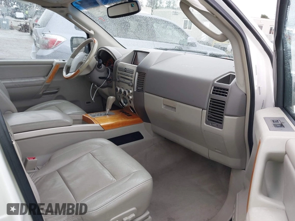 2006 Infiniti QX56 with VIN 5N3AA08A46N802595, listed as a IAAI auction lot 41778222 with 142,241 mi miles. Bid and sale history available at carsss.com. Image 5.