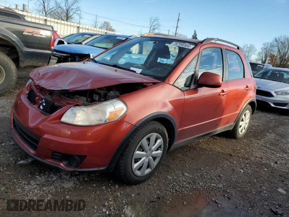 2010 Suzuki SX4 with VIN JS2YA5A36A6301009, listed as a Copart auction lot 78709384 with 107,080 mi miles and Salvage Title. Bid and sale history available at carsss.com. Image 1.