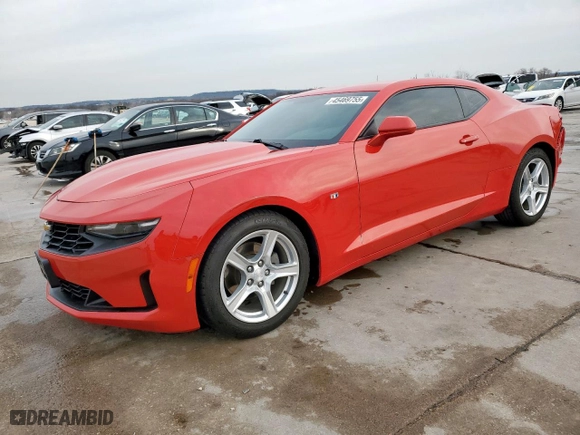2021 Chevrolet Camaro 1LT with VIN 1G1FB1RS3M0103815, listed as a Copart auction lot 45469755 with 95,998 mi miles and Salvage Title. Bid and sale history available at carsss.com. Image 1.