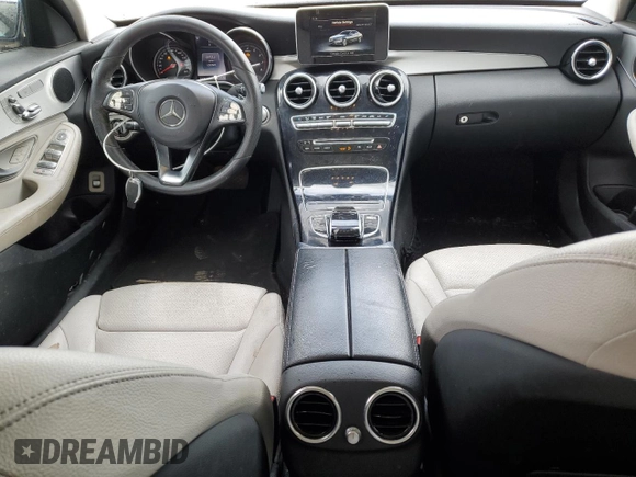 2015 Mercedes-Benz C 300 with VIN 55SWF4JB7FU072936, listed as a Copart auction lot 49682475 with 122,269 mi miles and Salvage Title. Bid and sale history available at carsss.com. Image 8.