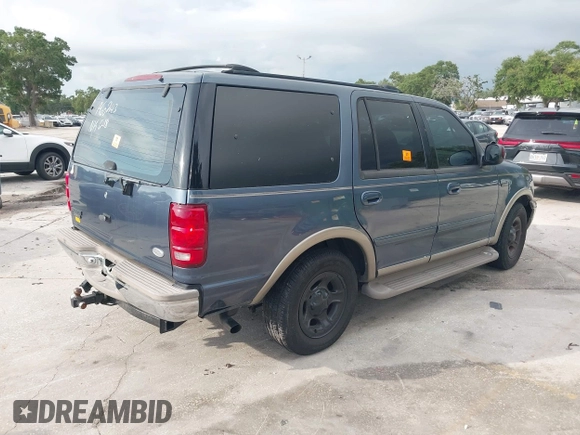 2002 Ford Expedition Eddie Bauer z VIN 1FMRU17L72LA60243, wystawiony jako IAAI lot #42555835 z przebiegiem 222 532 mil mil oraz . Historia ofert i sprzedaży dostępna na DreamBid. Obrazek 4.