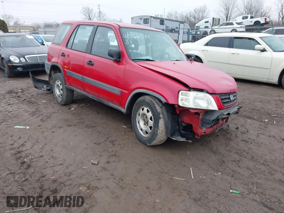1999 Honda CR-V LX with VIN JHLRD184XXC084140, listed as a IAAI auction lot 41566574 with 206,522 mi miles. Bid and sale history available at carsss.com. Image 1.