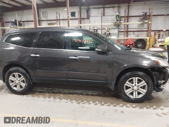 2015 Chevrolet Traverse LT with VIN 1GNKVHKD9FJ168531, listed as a IAAI auction lot 41913802 with 163,299 mi miles and . Bid and sale history available at DreamBid. Image 13.