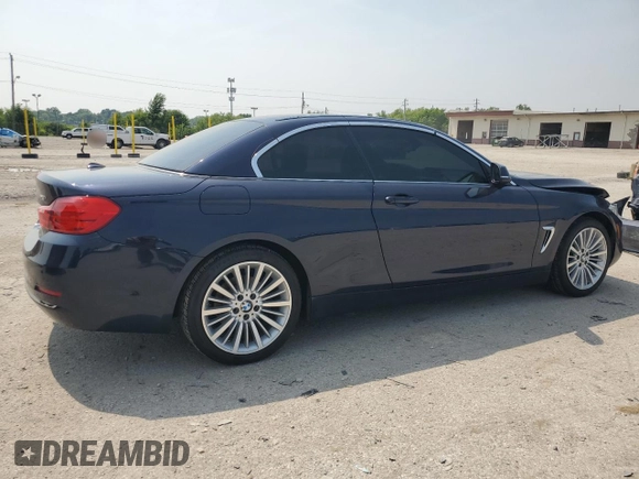 2015 BMW 4 Series 428i xDrive with VIN WBA3T1C55FP820640, listed as a Copart auction lot 60394605 with 111,288 mi miles and Salvage title. Bid and sale history available at DreamBid. Image 3.