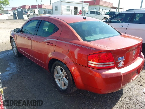 2008 Dodge Avenger SXT with VIN 1B3LC56K68N171989, listed as a IAAI auction lot 42111955 with 172,663 mi miles. Bid and sale history available at carsss.com. Image 3.