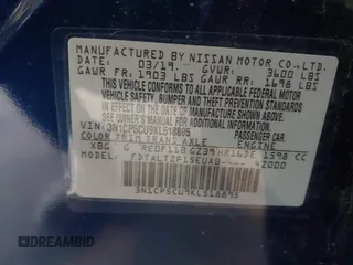 2019 Nissan Kicks SV z VIN 3N1CP5CU9KL518895, wystawiony jako IAAI lot #41341193 z przebiegiem 42 971 mil mil oraz . Historia ofert i sprzedaży dostępna na DreamBid. Obrazek 9.