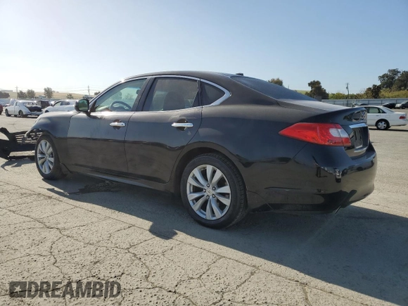 2011 Infiniti M37 with VIN JN1BY1AP0BM324986, listed as a Copart auction lot 53671215 with 187,490 mi miles and Salvage Title. Bid and sale history available at carsss.com. Image 2.