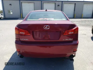 2007 Lexus IS 250 with VIN JTHCK262572010466, listed as a Copart auction lot 54299585 with 182,238 mi miles and Clean Title. Bid and sale history available at carsss.com. Image 6.