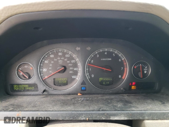 2005 Volvo XC90 with VIN YV1CY592151197151, listed as a Copart auction lot 46295705 with 208,437 mi miles and Salvage Title. Bid and sale history available at carsss.com. Image 9.