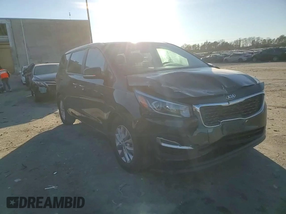 2021 Kia Sedona LX with VIN KNDMB5C12M6668527, listed as a Copart auction lot 84026154 with 165,585 mi miles and Salvage Title. Bid and sale history available at carsss.com. Image 11.