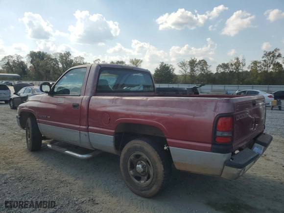 1998 Dodge Ram 1500 with VIN 1B7HC16X4WS580399, listed as a Copart auction lot 74987854 with 0 mi miles and Salvage Title. Bid and sale history available at carsss.com. Image 2.