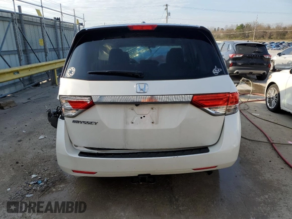 2016 Honda Odyssey EX-L with VIN 5FNRL5H60GB044127, listed as a Copart auction lot 50626715 with Not Provided miles and Non Repairable. Bid and sale history available at carsss.com. Image 6.