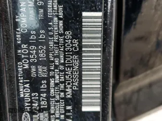 2013 Hyundai Accent SE with VIN KMHCU5AE1DU130498, listed as a Copart auction lot 48316105 with 0 mi miles and Salvage Title. Bid and sale history available at carsss.com. Image 13.