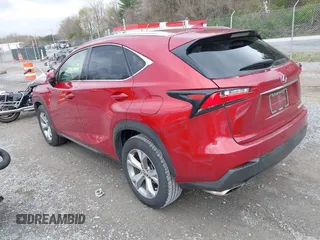 2017 Lexus NX with VIN JTJYARBZ4H2079802, listed as a IAAI auction lot 42006396 with 101,383 mi miles. Bid and sale history available at carsss.com. Image 3.