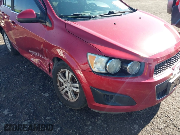 2013 Chevrolet Sonic LT with VIN 1G1JC5SH6D4247624, listed as a IAAI auction lot 41956996 with 144,392 mi miles and . Bid and sale history available at DreamBid. Image 6.