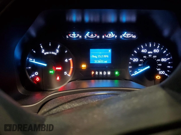 2021 Ford F-350 XL with VIN 1FT8W3BT2MEC11705, listed as a Copart auction lot 44865155 with 313,691 mi miles and Clean Title. Bid and sale history available at DreamBid. Image 9.