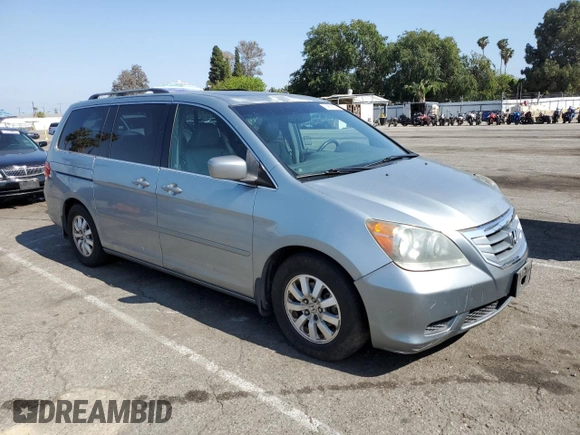 2010 Honda Odyssey EX-L with VIN 5FNRL3H72AB062214, listed as a Copart auction lot 55803575 with 185,689 mi miles and Clean Title. Bid and sale history available at DreamBid. Image 4.