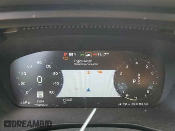 2020 Volvo XC40 Inscription with VIN YV4162UL2L2268301, listed as a Copart auction lot 68509984 with 85,758 mi miles and Salvage Title. Bid and sale history available at DreamBid. Image 9.