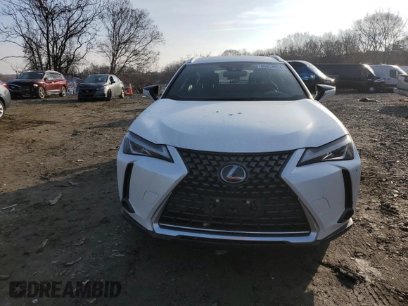 2021 Lexus UX 200 with VIN JTHX3JBH4M2037480, listed as a Copart auction lot 86453554 with 72,699 mi miles and Salvage title. Bid and sale history available at DreamBid. Image 5.