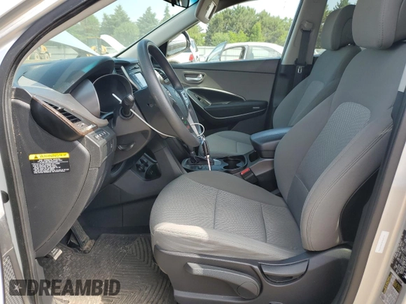2017 Hyundai Santa Fe 2.4L with VIN 5XYZTDLB0HG437926, listed as a Copart auction lot 60034725 with 80,313 mi miles and Salvage title. Bid and sale history available at DreamBid. Image 7.