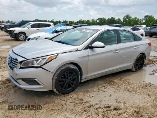 2016 Hyundai Sonata SE with VIN 5NPE24AF9GH417835, listed as a Copart auction lot 64961135 with 107,022 mi miles and Salvage title. Bid and sale history available at DreamBid. Image 1.