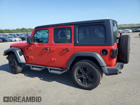 2022 Jeep Wrangler Unlimited Sport Altitude with VIN 1C4HJXDN4NW150373, listed as a Copart auction lot 62180925 with 39,308 mi miles and Salvage title. Bid and sale history available at DreamBid. Image 2.