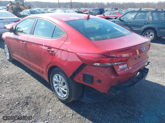 2017 Hyundai Elantra SE with VIN 5NPD74LF2HH148704, listed as a IAAI auction lot 41427250 with 143,142 mi miles. Bid and sale history available at carsss.com. Image 3.