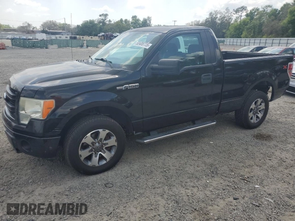 2013 Ford F-150 XL with VIN 1FTMF1CF8DKD40156, listed as a Copart auction lot 50408735 with 120,437 mi miles and Salvage title. Bid and sale history available at DreamBid. Image 1.