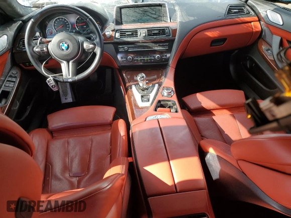 2014 BMW M6 with VIN WBS6C9C54ED467332, listed as a Copart auction lot 47421275 with 33,910 mi miles and Salvage title. Bid and sale history available at DreamBid. Image 8.