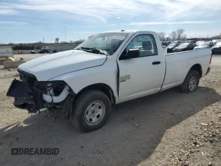 2023 Ram 1500 Tradesman with VIN 3C6JR7DG0PG666055, listed as a Copart auction lot 50297825 with Not provided miles and Salvage title. Bid and sale history available at DreamBid. Image 1.