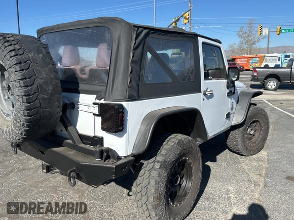 2012 Jeep Wrangler Sport with VIN 1C4GJWAG5CL201499, listed as a Copart auction lot 55247615 with 116,414 mi miles and Clean Title. Bid and sale history available at carsss.com. Image 4.