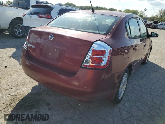 2008 Nissan Sentra S with VIN 3N1AB61E08L666899, listed as a Copart auction lot 67688003 with Not Provided miles and Salvage Title. Bid and sale history available at DreamBid. Image 3.