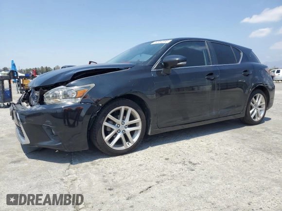 2016 Lexus CT 200h with VIN JTHKD5BH1G2264547, listed as a Copart auction lot 54964895 with 57,305 mi miles and Salvage Title. Bid and sale history available at carsss.com. Image 1.