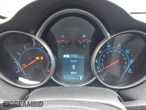 2014 Chevrolet Cruze 1LT with VIN 1G1PC5SB8E7405175, listed as a IAAI auction lot 41352192 with 122,905 mi miles and . Bid and sale history available at DreamBid. Image 7.