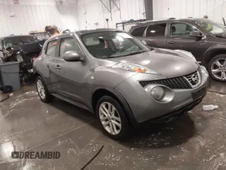 2014 Nissan Juke SV with VIN JN8AF5MV6ET480545, listed as a IAAI auction lot 41815367 with 125,964 mi miles and . Bid and sale history available at DreamBid. Image 1.