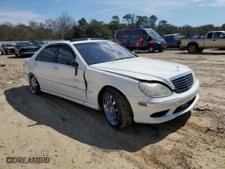 2006 Mercedes-Benz S-Class 5.0L with VIN WDBNG75JX6A484109, listed as a Copart auction lot 47224105 with 0 mi miles and Salvage Title. Bid and sale history available at carsss.com. Image 4.
