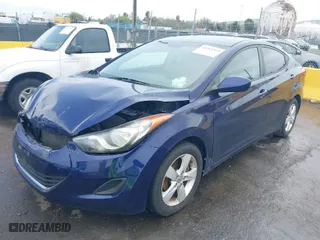 2011 Hyundai Elantra GLS PZEV with VIN 5NPDH4AE3BH056712, listed as a IAAI auction lot 41914369 with 144,513 mi miles. Bid and sale history available at carsss.com. Image 2.