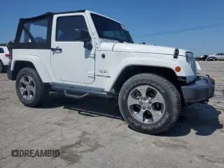 2018 Jeep Wrangler Sahara z VIN 1C4AJWBG5JL811081, wystawiony jako Copart lot #54382845 z przebiegiem 21 489 mil mil oraz Szkoda całkowita • Salvage title. Historia ofert i sprzedaży dostępna na DreamBid. Obrazek 4.