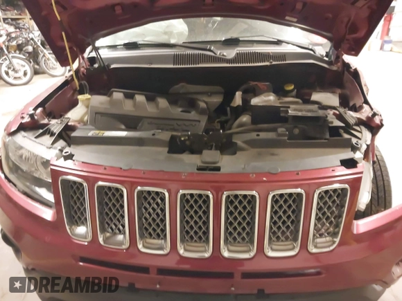 2017 Jeep Compass Latitude with VIN 1C4NJDEB5HD191178, listed as a IAAI auction lot 41211543 with 116,130 mi miles and . Bid and sale history available at DreamBid. Image 10.