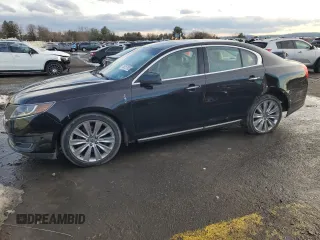 2013 Lincoln MKS EcoBoost with VIN 1LNHL9FT5DG608220, listed as a Copart auction lot 45357955 with 92,781 mi miles and Salvage Title. Bid and sale history available at carsss.com. Image 1.