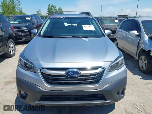 2020 Subaru Outback Premium with VIN 4S4BTAEC2L3226595, listed as a IAAI auction lot 42374094 with 57,369 mi miles and . Bid and sale history available at DreamBid. Image 13.